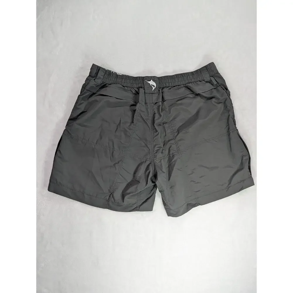 Palmyth Mens Performance Fishing Shorts NWT Size 38 XL Charcoal Gray 6.5